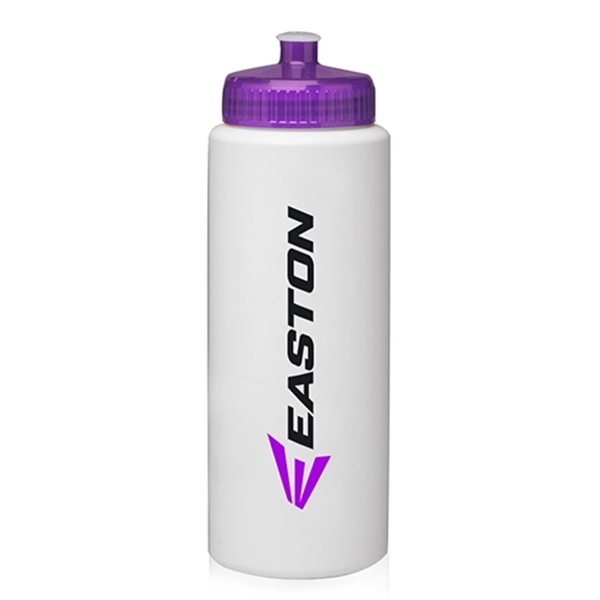 Translucent Purple color option for 32 Oz. Hdpe Plastic Sports Water Bottles