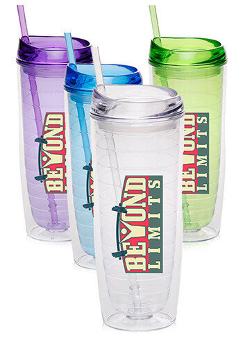 Photo of 20 Oz. Tall Double Wall Orbit Acrylic Tumblers