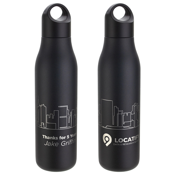 Medium Black color option for Senso™ Classic 22 Oz Vacuum Insulated Stainless Steel Bottle