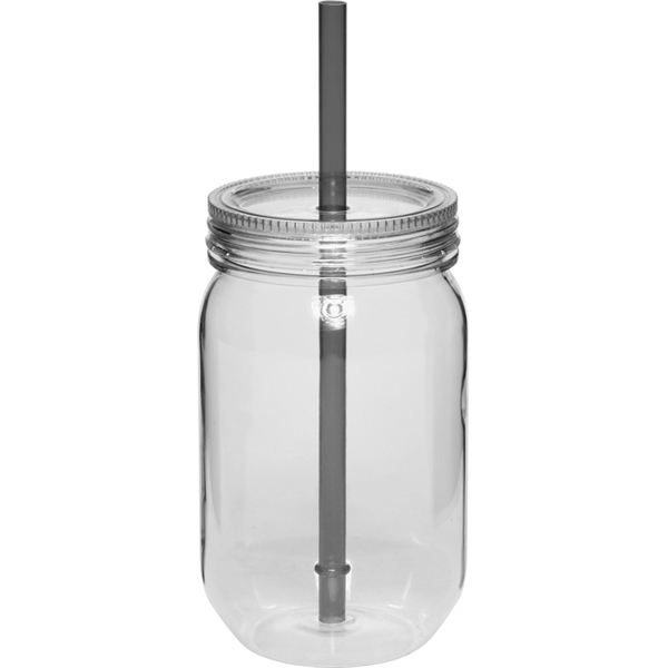 Graphite color option for 24 Oz. Single Wall Mason Jars