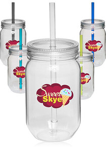Photo of 24 Oz. Single Wall Mason Jars