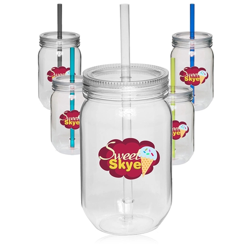 Main photo of 24 Oz. Single Wall Mason Jars