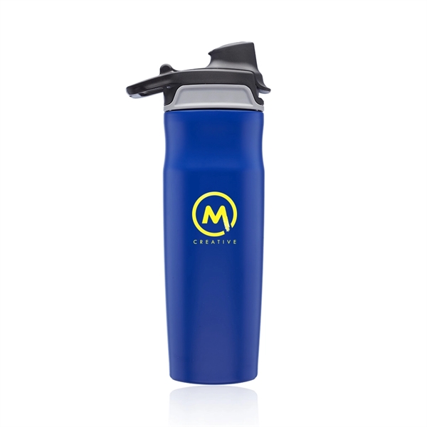 Blue color option for 20 Oz. Juno Water Bottles With Flip Lid