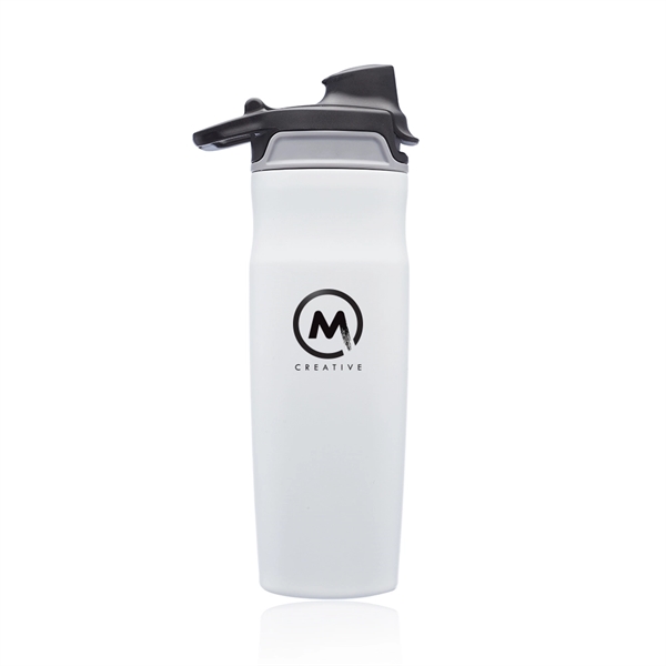 White color option for 20 Oz. Juno Water Bottles With Flip Lid