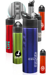 Photo of 25 Oz. Slim Stainless Steel Water Bottles
