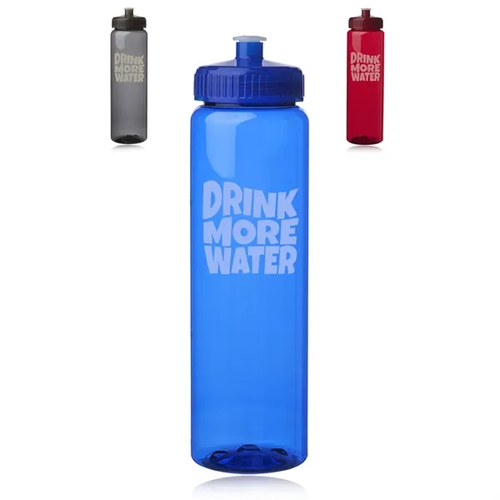 Main photo of 32 Oz. Poly Clear Plastic Water Bottles