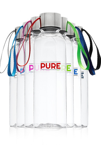 Photo of 17 Oz. Genie Plastic Water Bottle With Strap