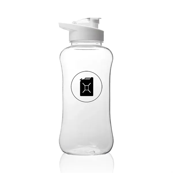 Clear color option for 60 Oz. Athlete Plastic Water Bottles