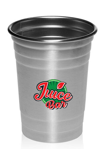 Photo of 16 Oz. Stainless Steel Beer Cups