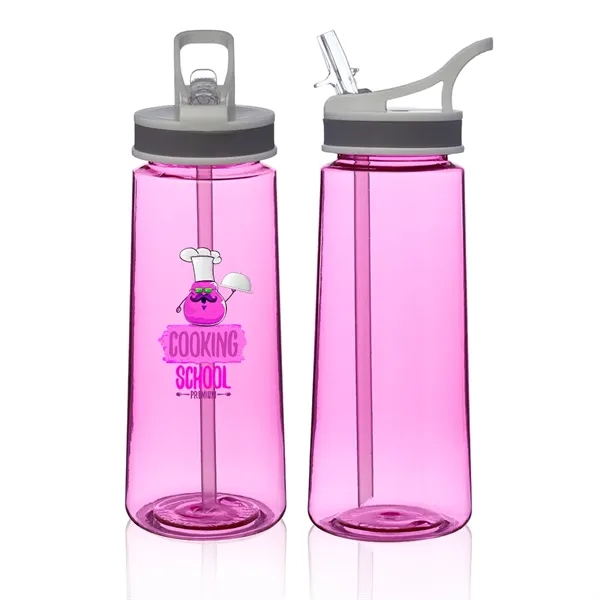 Fuchsia color option for 22 Oz. Sports Water Bottles With Straw