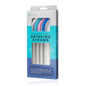 Photo of 4 Piece Straw Pack With Brush