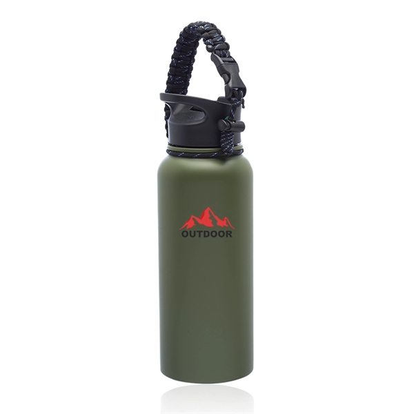 Army Green color option for 34 Oz. Vulcan Stainless Steel Water Bottles With Strap