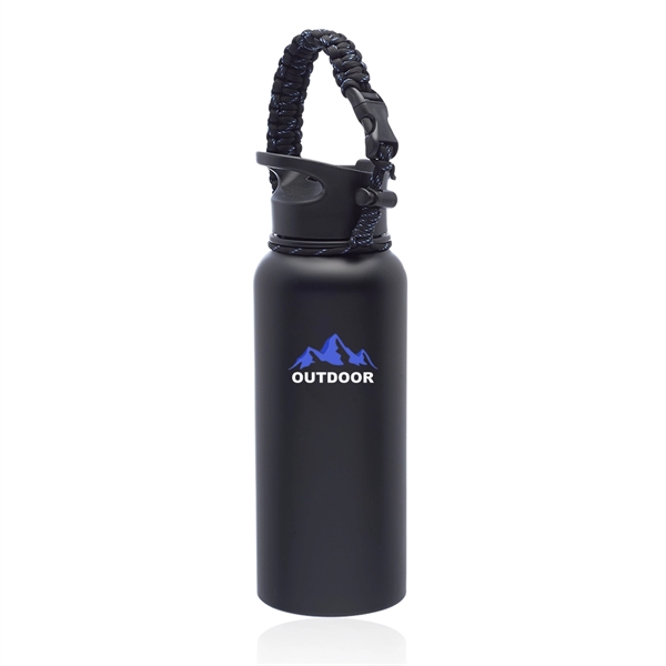 Black color option for 34 Oz. Vulcan Stainless Steel Water Bottles With Strap