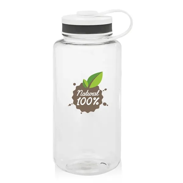 Clear color option for 38 Oz. Wide Mouth Water Bottles