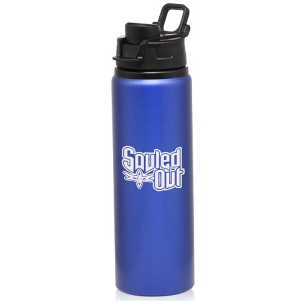 Blue color option for 25 Oz. Aluminum Water Bottles With Snap Lid