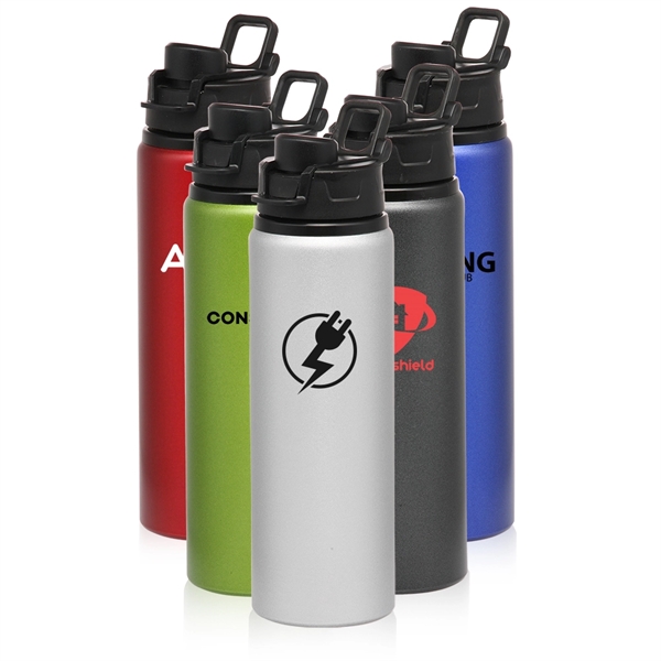 Green color option for 25 Oz. Aluminum Water Bottles With Snap Lid