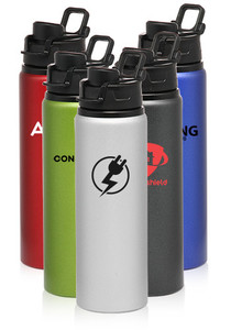 Photo of 25 Oz. Aluminum Water Bottles With Snap Lid