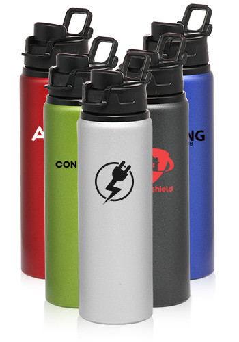 Photo of 25 Oz. Aluminum Water Bottles With Snap Lid
