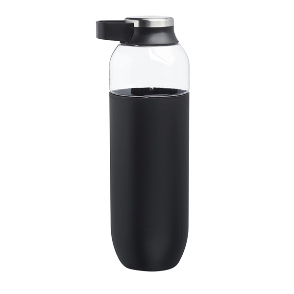 Black color option for 27 Oz. Strike Tritan Plastic Water Bottle W/Carrier Handle