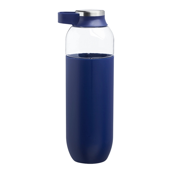 Navy Blue color option for 27 Oz. Strike Tritan Plastic Water Bottle W/Carrier Handle