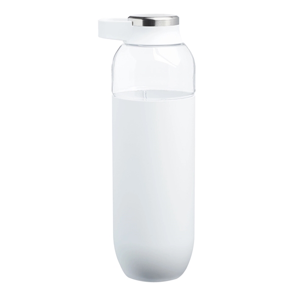 White color option for 27 Oz. Strike Tritan Plastic Water Bottle W/Carrier Handle