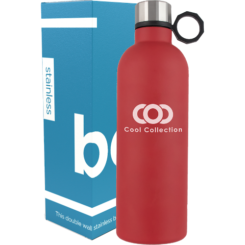 Red color option for 24 Oz Peak Double Wall Stainless Water Bottle