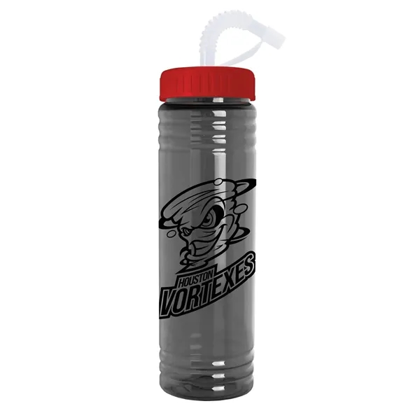 Smoke color option for Slim Fit Water Bottle With Straw Lid   24 Oz.