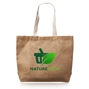 Photo of Natural Jute Fiber Carry On Tote Bags