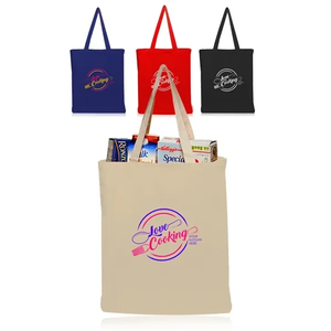 Photo of 4oz Color Cotton Canvas Tote Bags