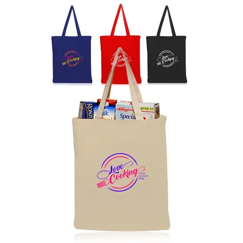 Main photo of 4oz Color Cotton Canvas Tote Bags