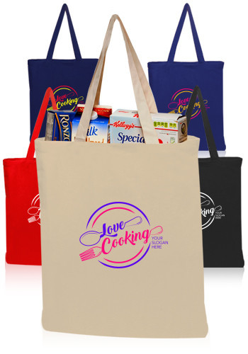 Main photo of 4oz Color Cotton Canvas Tote Bags