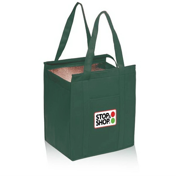 Forest Green color option for Non Woven Insulated Tote Bags