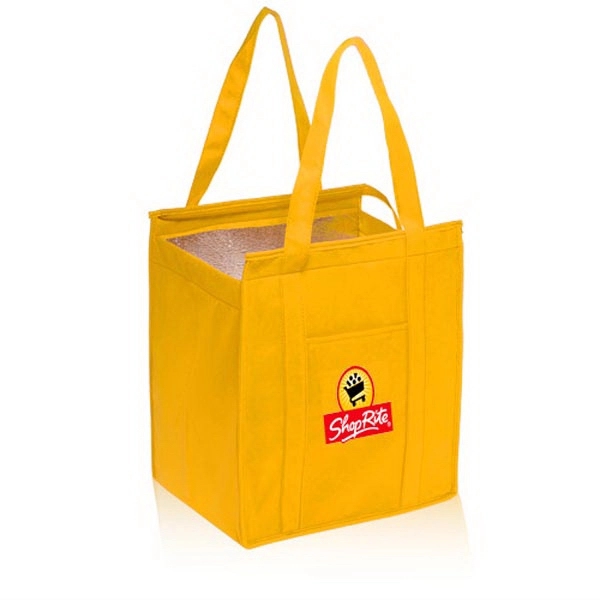 Yellow color option for Non Woven Insulated Tote Bags