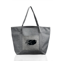 Dungaree Pocket Heathered Tote Bags