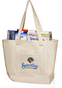 Photo of Front Pocket Canvas Tote Bags