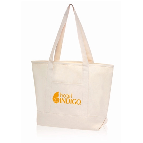 Main photo of Front Pocket Canvas Tote Bags