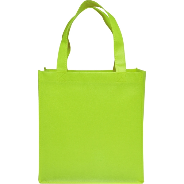 Lime Green color option for Value Non Woven Grocery Tote Bags