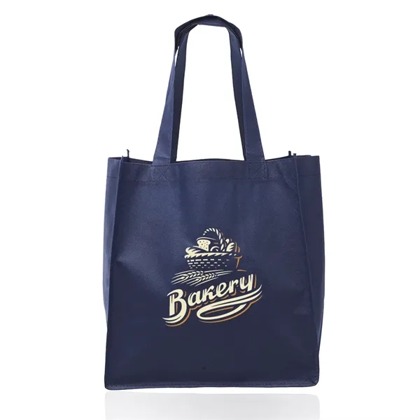 Navy Blue color option for Value Non Woven Grocery Tote Bags