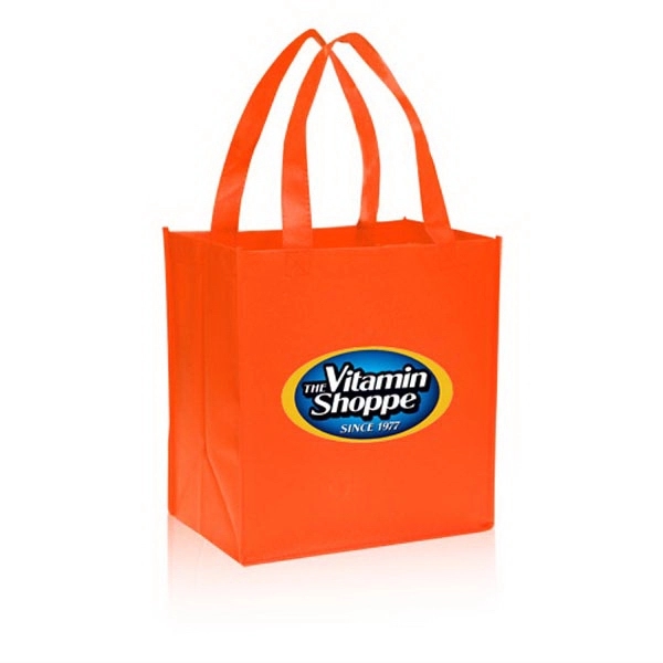 Orange color option for Value Non Woven Grocery Tote Bags