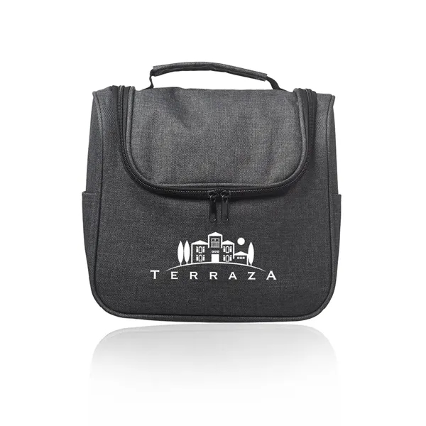 Black color option for Road Trip Heathered Toiletry Bags
