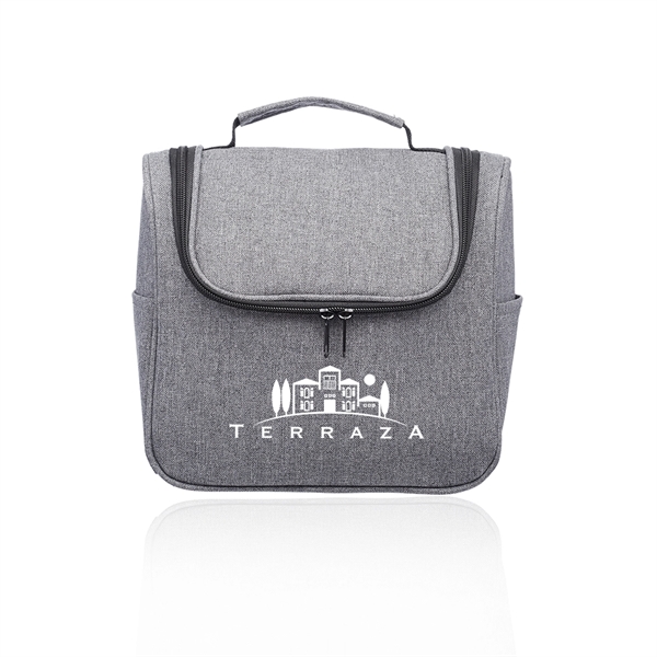 Grey color option for Road Trip Heathered Toiletry Bags
