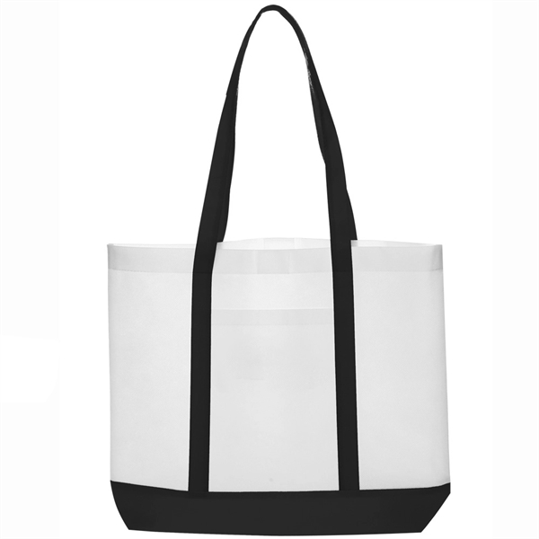 Black color option for Trim Color Non Woven Tote Bags