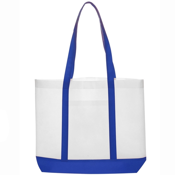 Blue color option for Trim Color Non Woven Tote Bags