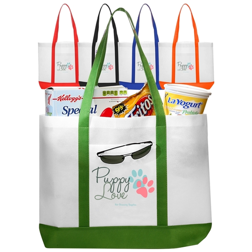 Main photo of Trim Color Non Woven Tote Bags