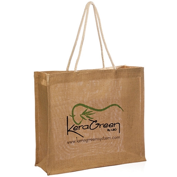 Natural color option for Jute Bags With Rope Handle