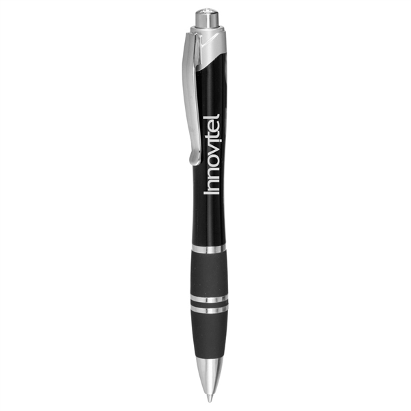 Black color option for Silver Accent Grip Plastic Pens