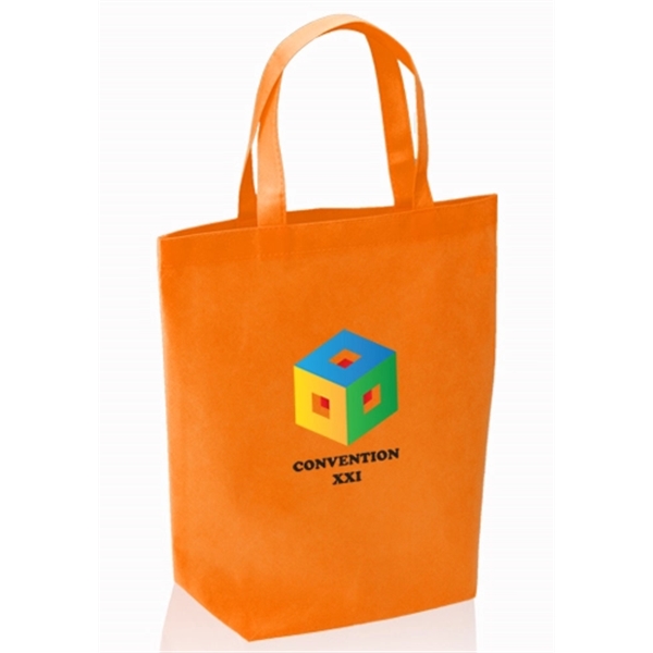 Orange color option for Large Commerce Non Woven Tote Bags