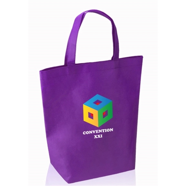 Purple color option for Large Commerce Non Woven Tote Bags