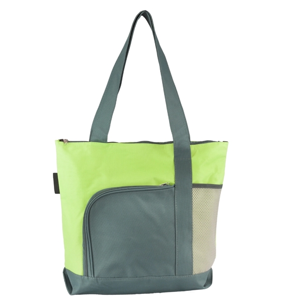 Green color option for The Go Getter Two Tone Tote Bags