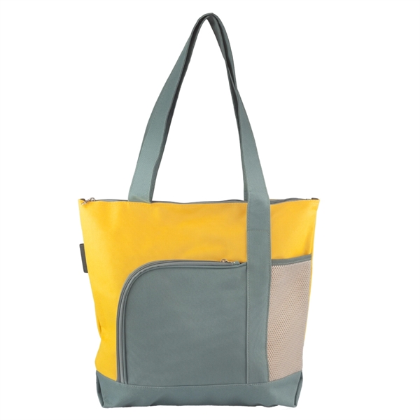 Yellow color option for The Go Getter Two Tone Tote Bags